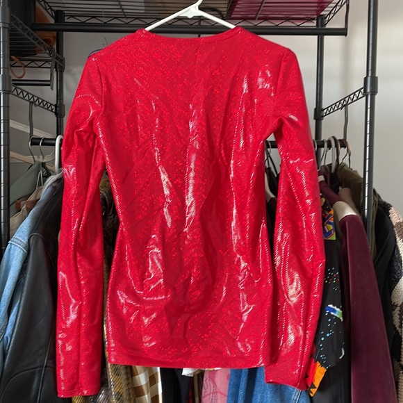 Saks Potts Saya Top Red 2 - Picture 6 of 8